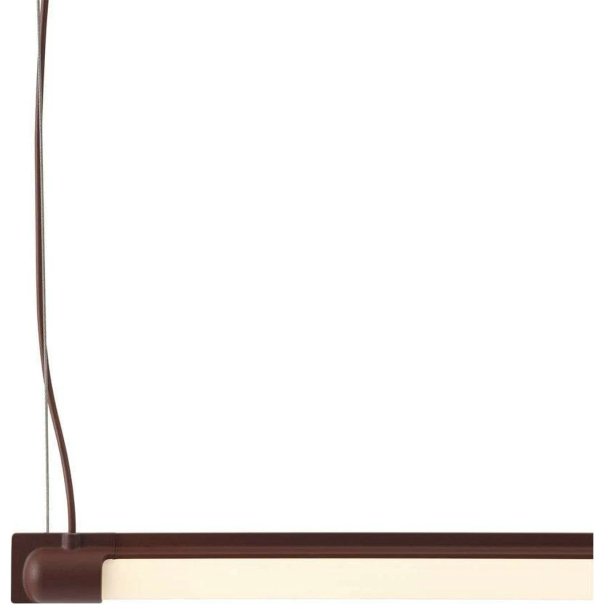 Muuto Fine Pendel L90 Deep Red - Aluminium