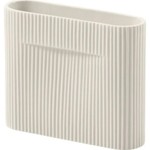 Muuto Ridge Vase Råhvid 16,5 cm