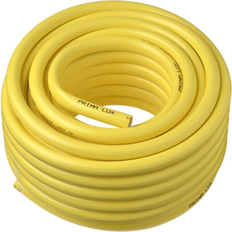 Prima Lux 3/4" Vandslange, 25m - Gul/Sort
