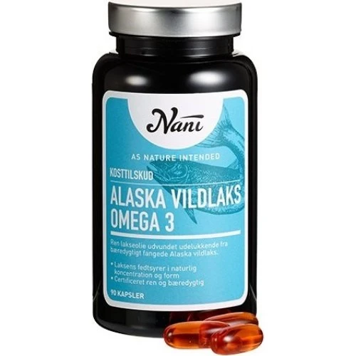 Nani Omega 3 Alaska Vildlaks - 90 kaps.