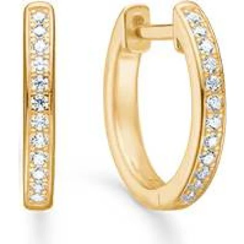 Studio.z Lumin Shine øreringe - Forgyldt med Cubic Zirkonia