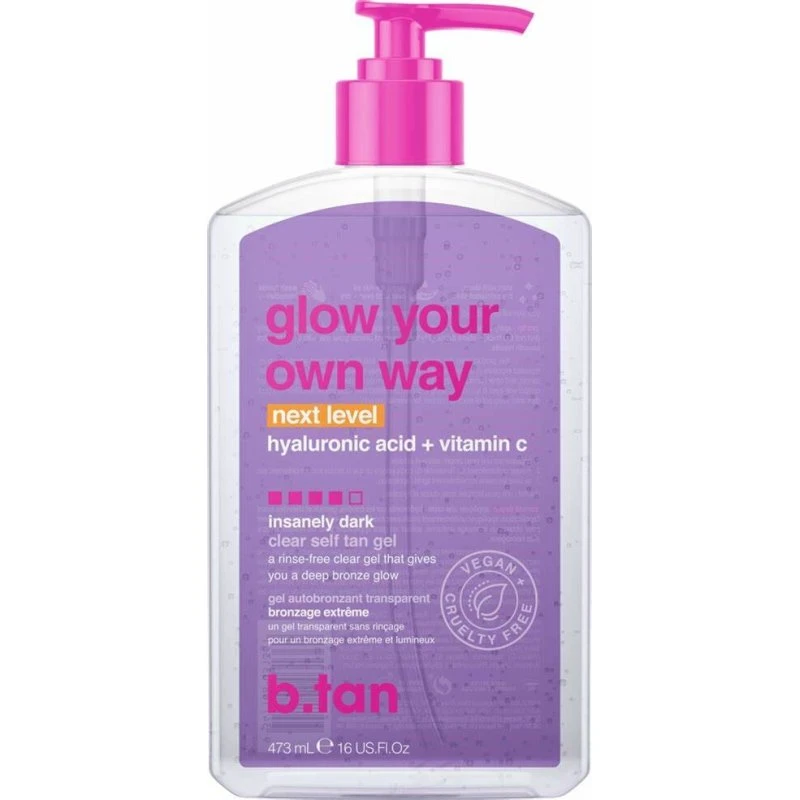 B.tan Next Level Glow Tan Gel 473 ml