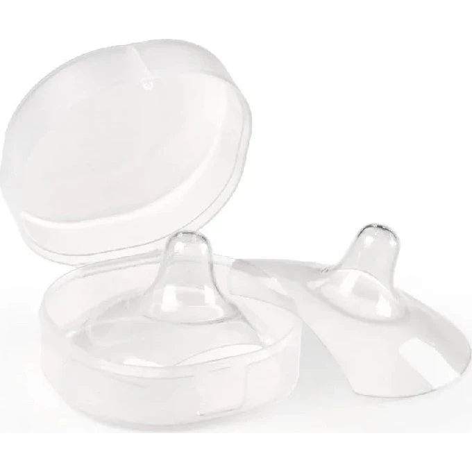 Haakaa Silikone Ammebrikker (L) – Bløde brystvorteformere