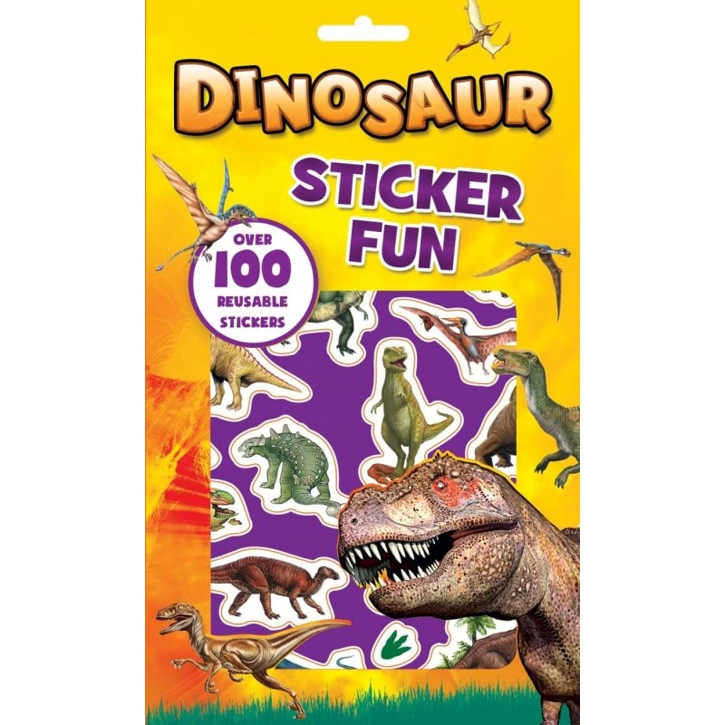 DINOSAURUS Sticker Fun - Alligator stickersbog
