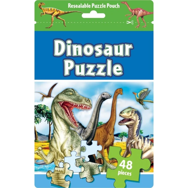 Dinosaur Puslespil 48 brikker – Puzzle Bag