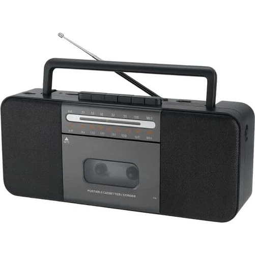 Studio 57 Retro Kassetteafspiller m. Bluetooth & FM, Grå
