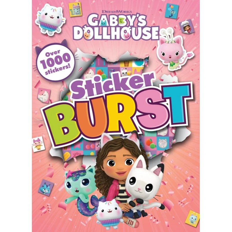 Gabby’s Dollhouse Sticker Burst – Alligator Stickerbog