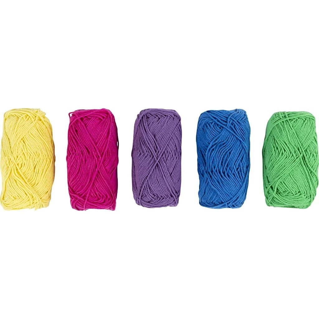Creativ Company Bomuldsgarn Colorful 8/4 - 5x50 m