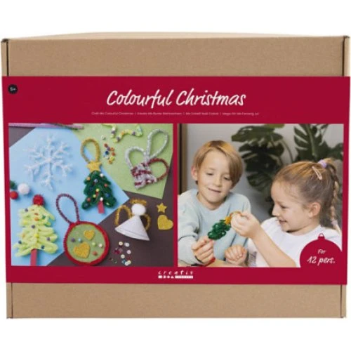 Creativ Company Gruppe DIY Kit Farverig Jul - Julefigurer