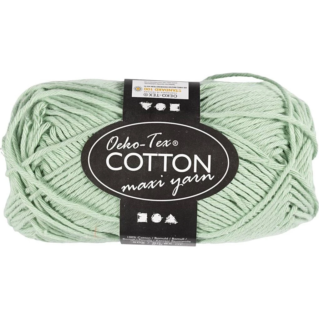 Creativ Company Cotton Yarn 8/8 Mint Green 50g