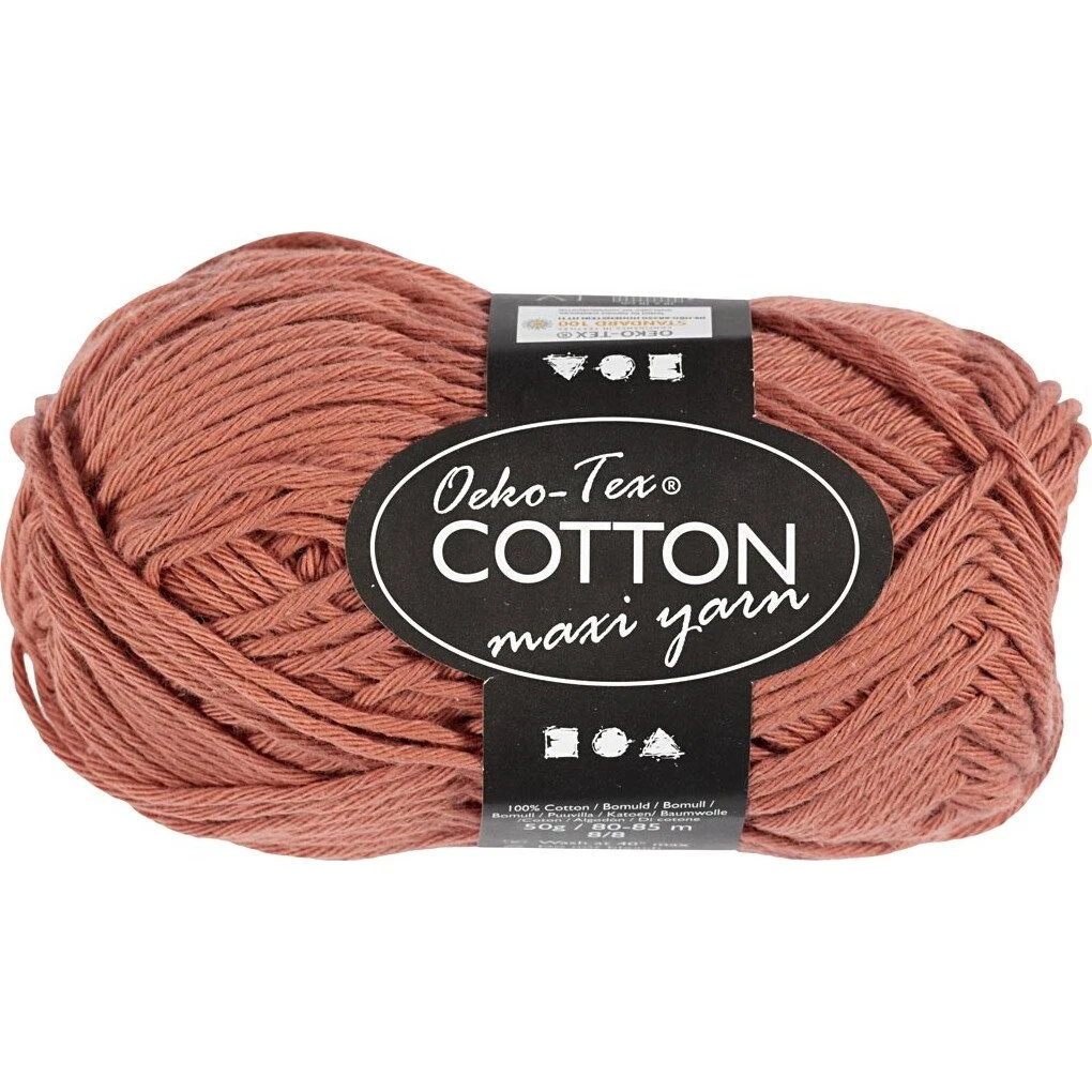 Creativ Company Cotton Yarn 8/8 Terrakotta 50g