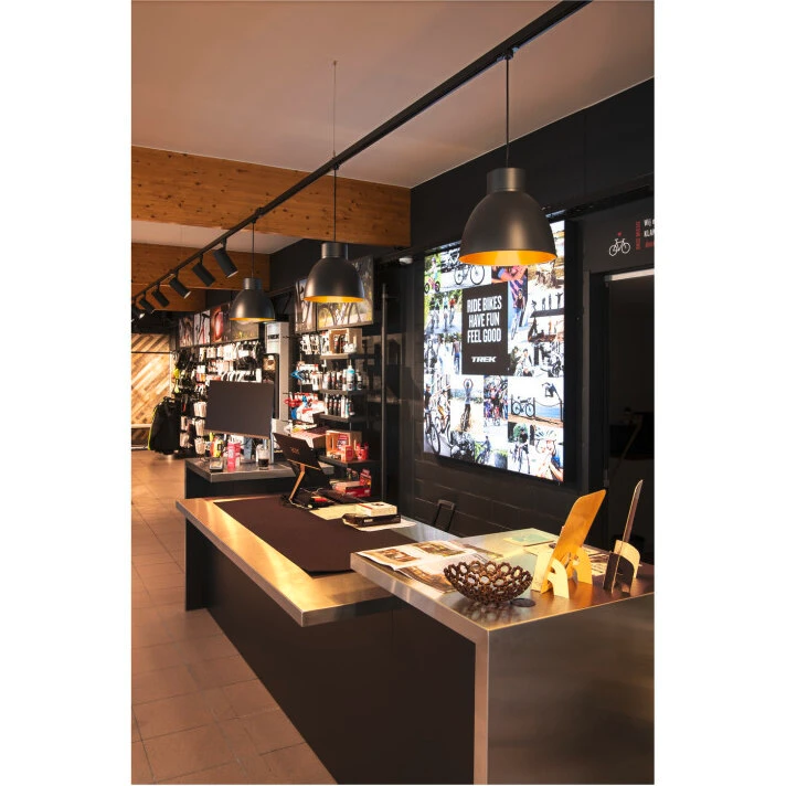 PARA DOME lampeskærm aluminium, sort/guld