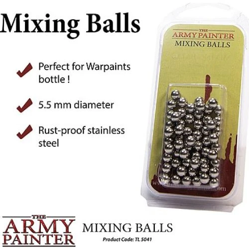 The Army Painter Mixing Balls - 100 stk. rustfrit stål 5,5mm