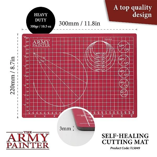 The Army Painter Self-healing Cutting Mat (220 x 300mm)