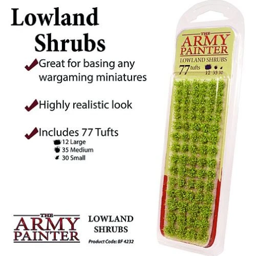 The Army Painter Battlefield Basing: Lowland Shrubs (BF4232)