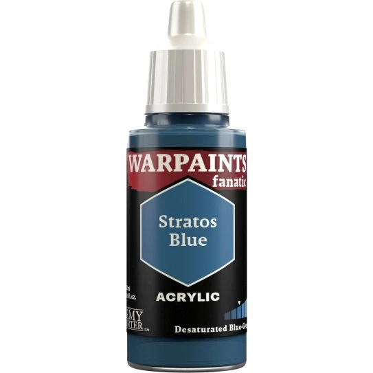 Army Painter Warpaints Fanatic Acrylics - Stratos Blue - WP3015