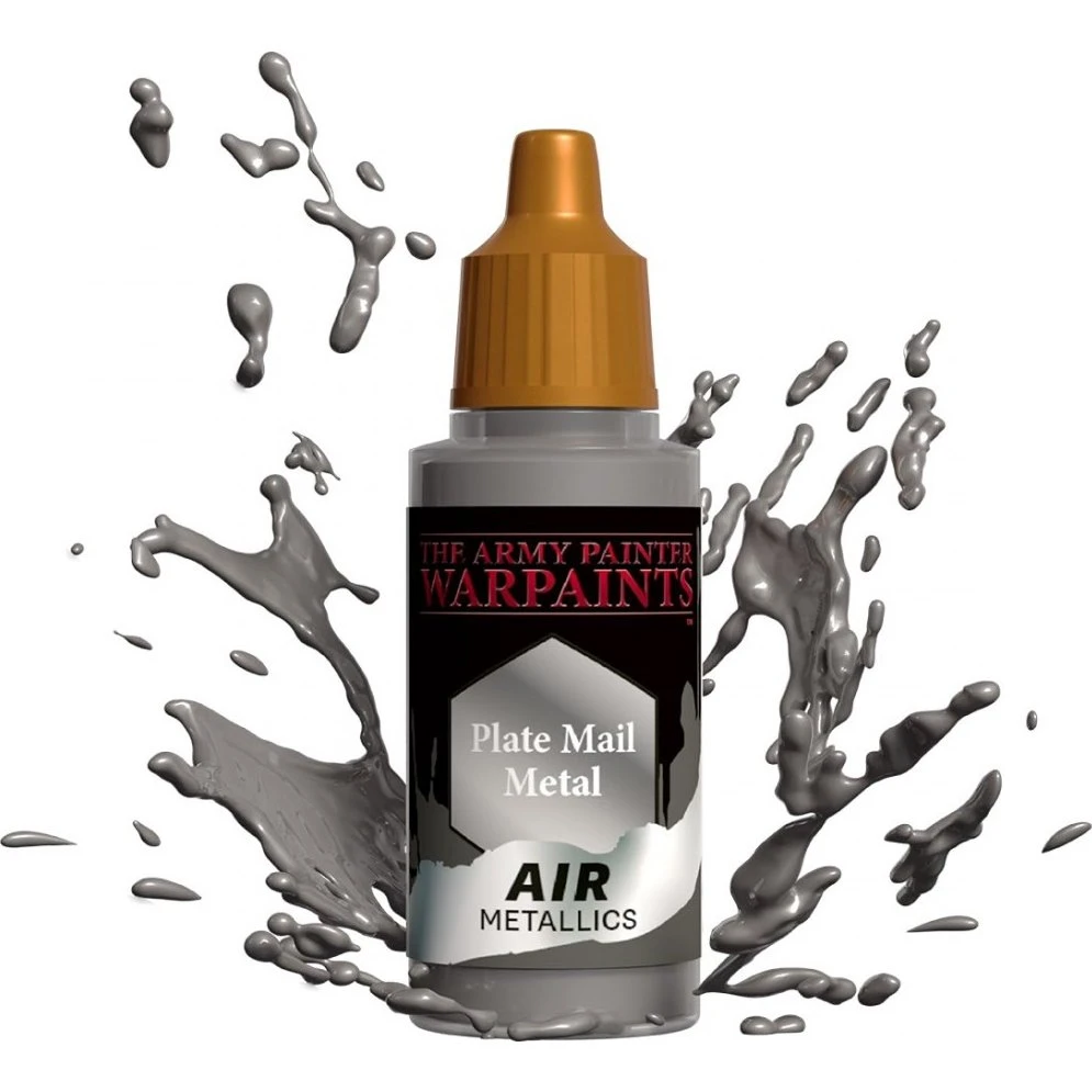 The Army Painter Plate Mail Metal Air - Metallisk Airbrush Maling