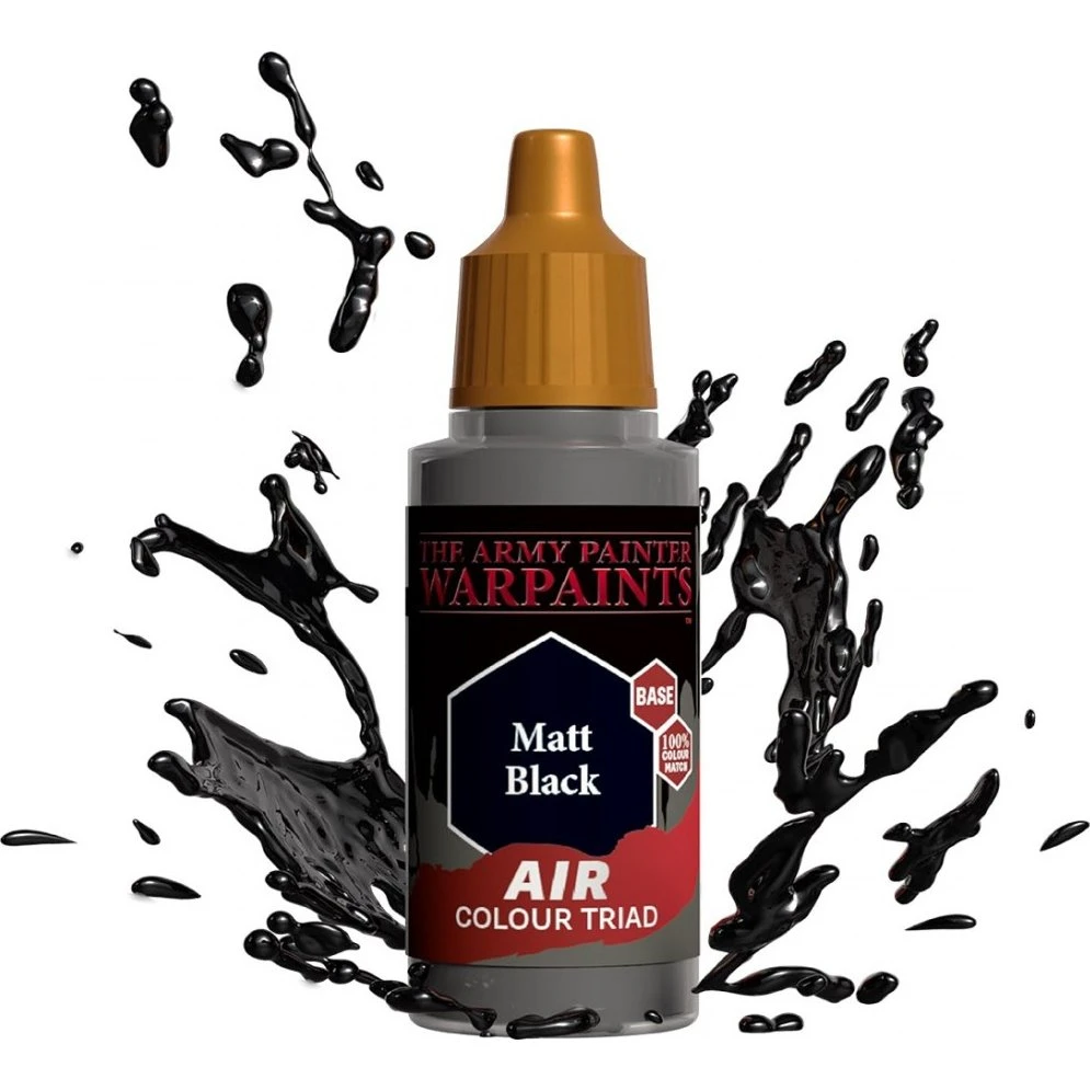 The Army Painter Matt Black Air Warpaints