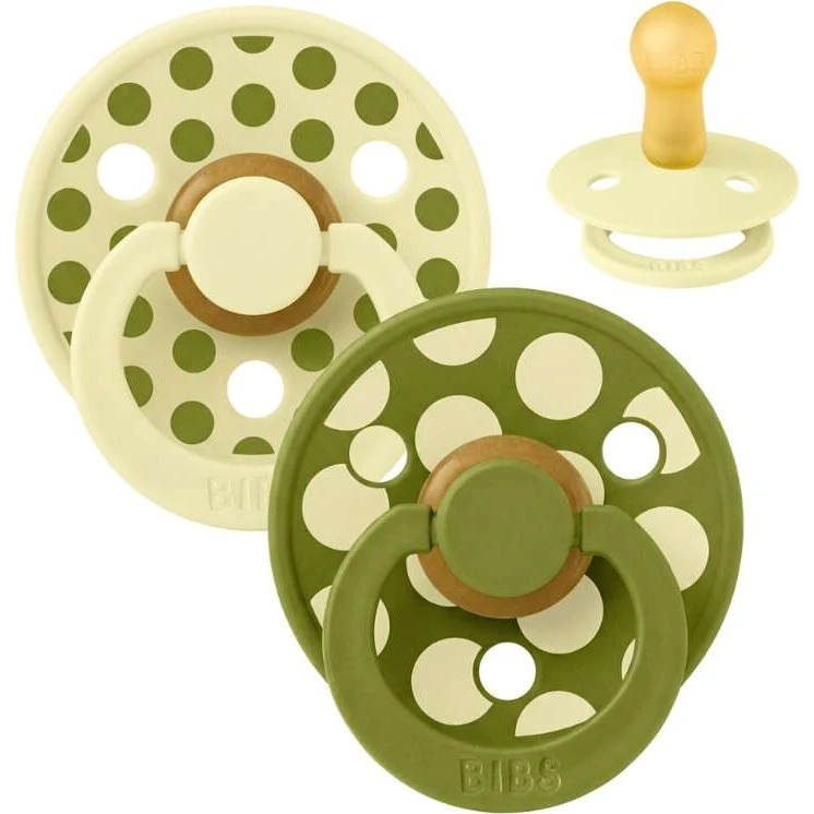 BIBS Studio Colour Sut 2-pak - Luna/Wasabi - Str. 2