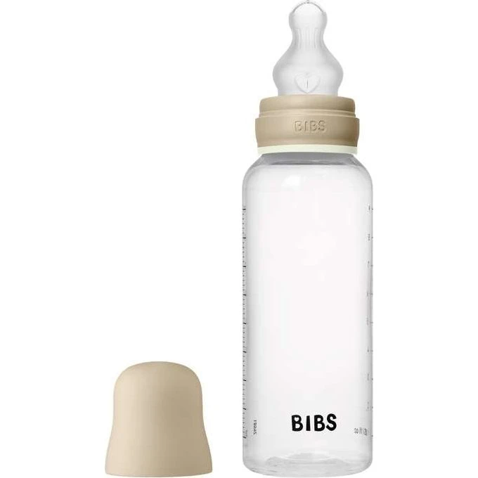 BIBS Baby Bottle Glow Vanilla 270ml - Medium Flow