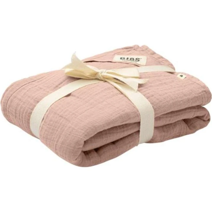 BIBS Sleep Muslin Babysvøb 120x120 cm - Blush