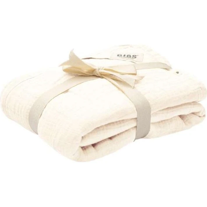 BIBS Sleep Muslin Babysvøb - Ivory - 120x120 cm