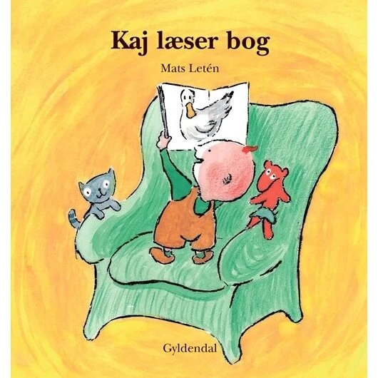 Kaj læser bog – Mats Letén (hardcover)