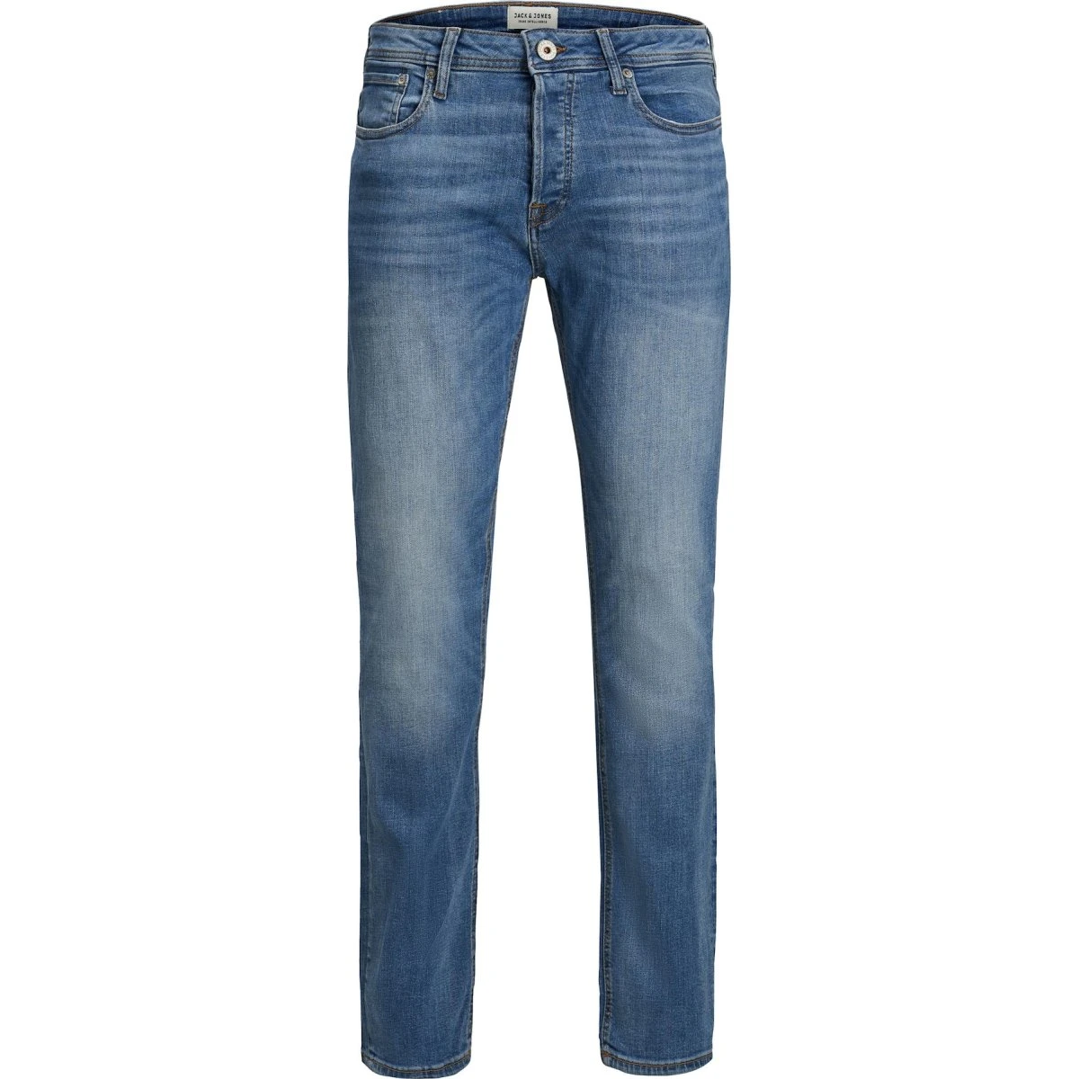 Jack & Jones Tim Slim Straight Jeans - Blue Denim
