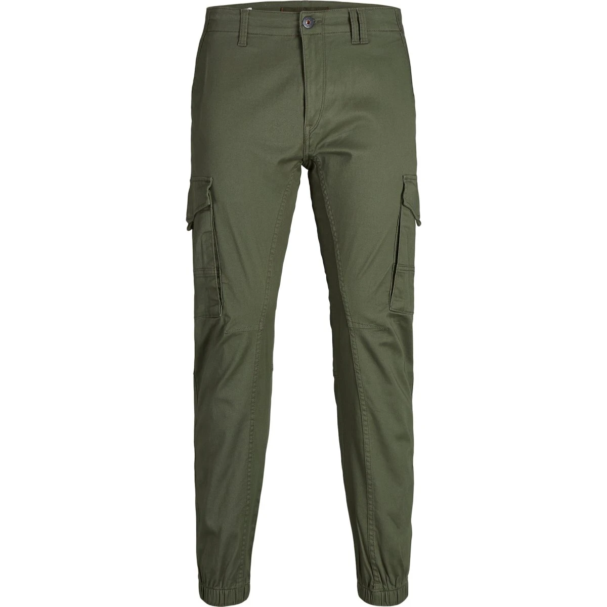 Jack & Jones JJPaul JJFlake Cargobukser - Mørkegrøn Slim Fit