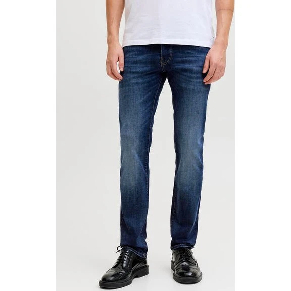 Jack & Jones JJICON Slimfit Jeans i Blue Denim
