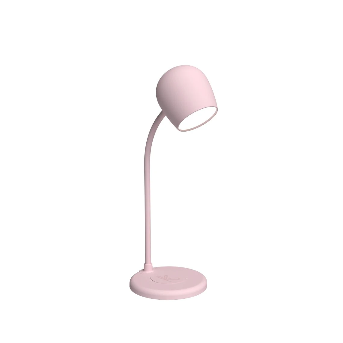 Kreafunk Ellie LED-lampe med Højttaler og Qi-opladning - Rosa