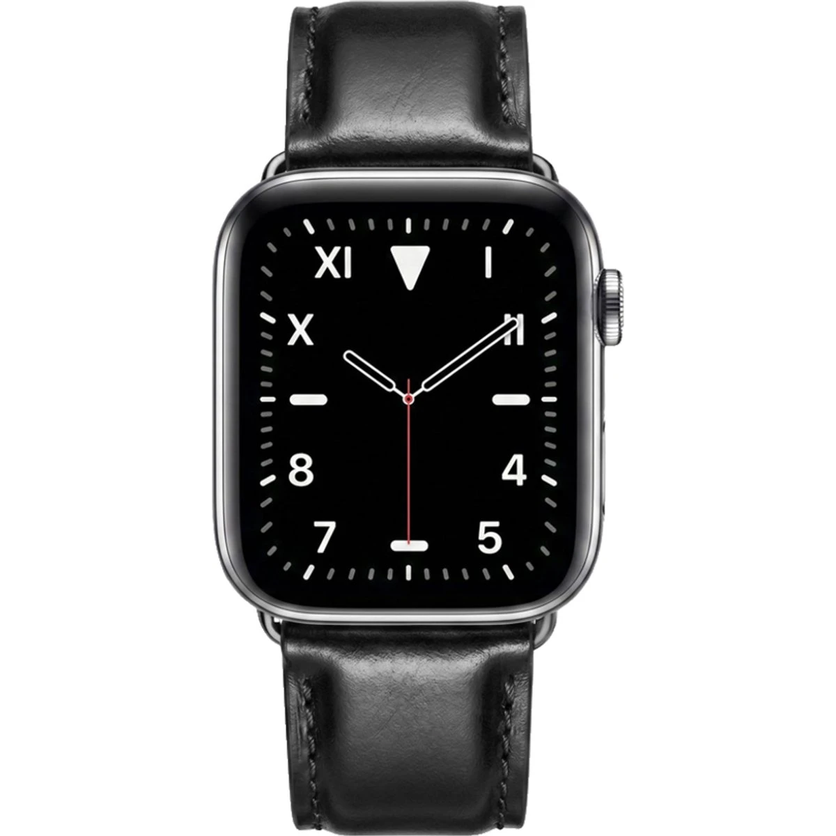 Lippa Læderrem til Apple Watch, Sort, 42/44/45/46/49 mm