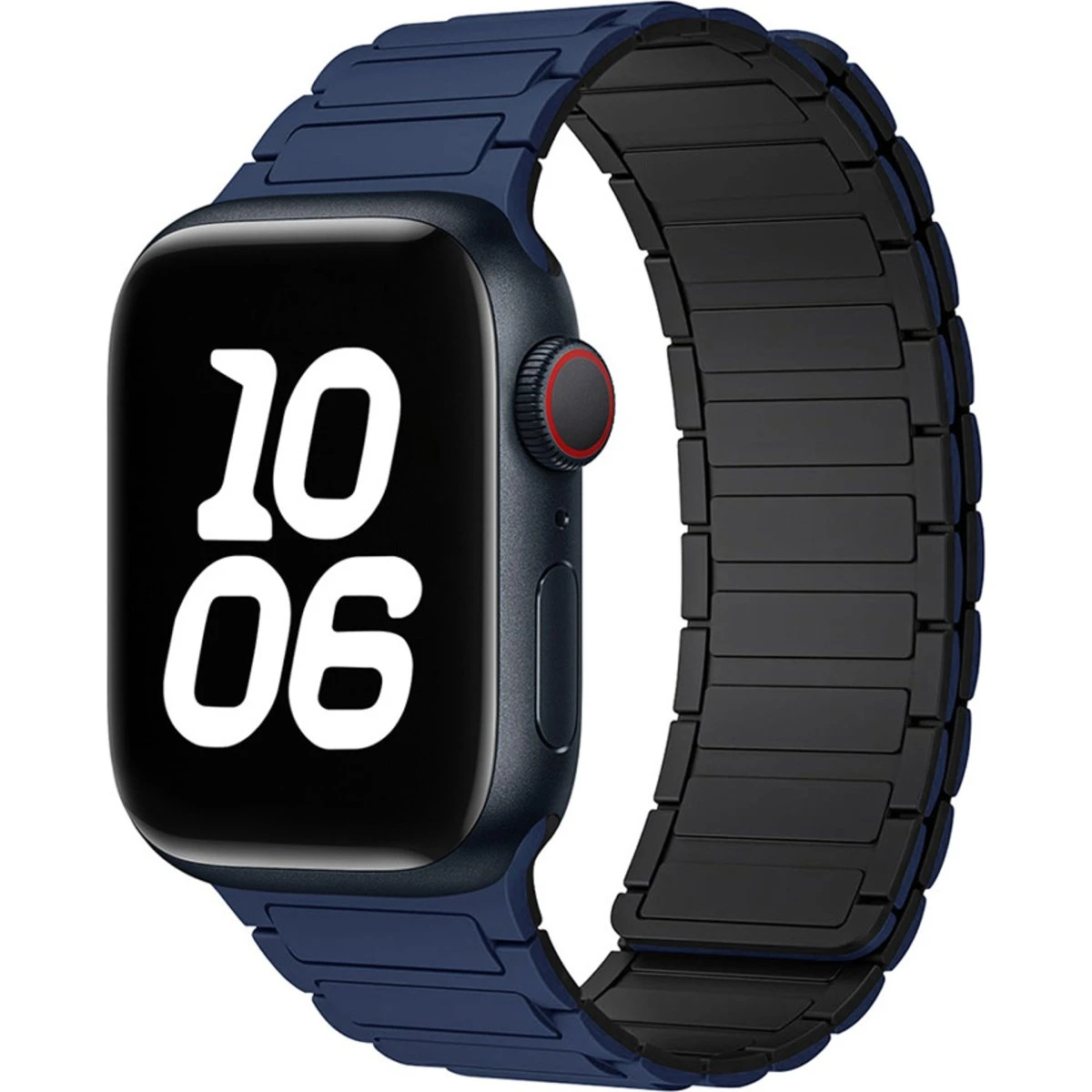 Lippa Magnetisk Silikonerem til Apple Watch 38/40/41/42 mm, Navy
