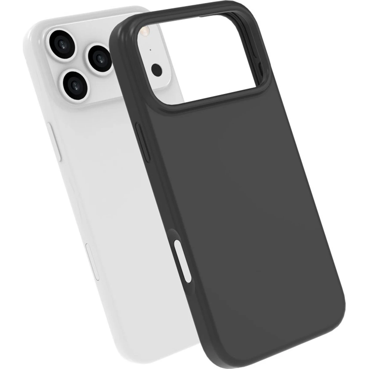 Lippa iPhone 17 Pro Max Silikone Cover med MagSafe, Sort