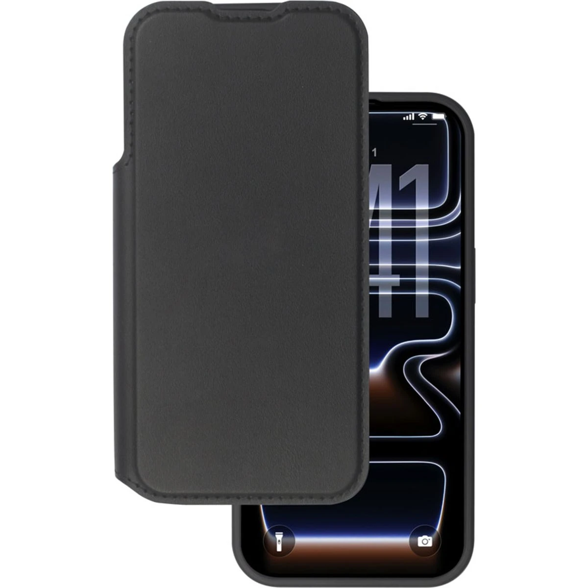 Lippa iPhone 17 Pro MagSafe Wallet m. aftageligt cover, Sort