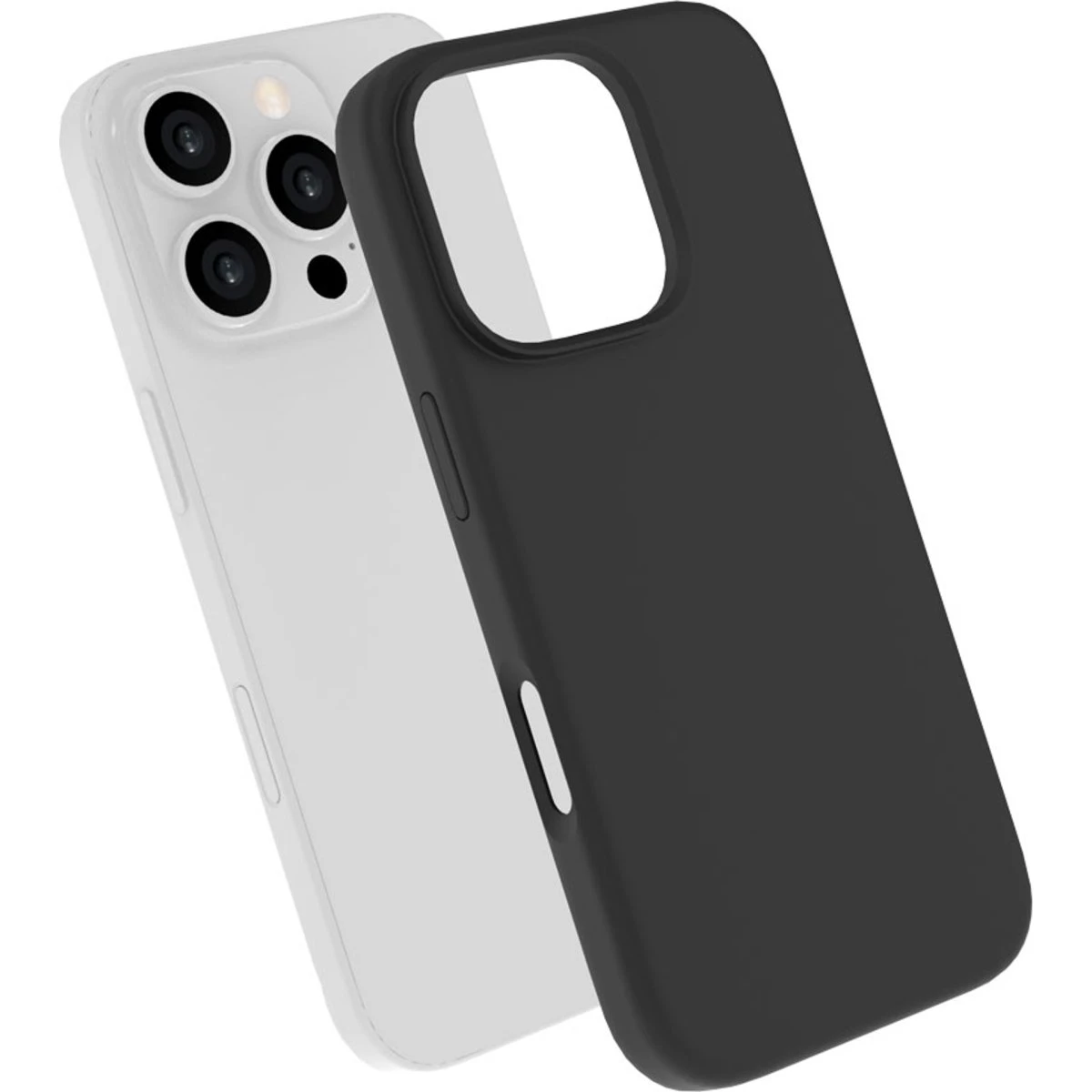 Lippa iPhone 16 Pro Silikone Cover MagSafe, Sort