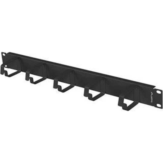 Lanberg AK-1701-B Rack-kabel styrepanel, 1U, 19", Sort
