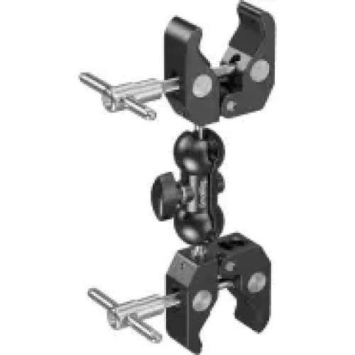 SmallRig 5331 Double Head Crab-Shaped Clamp i sort aluminium