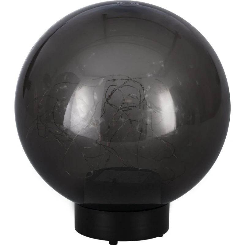 EGLO solcellekugle røgfarvet Ø20 cm - udendørs