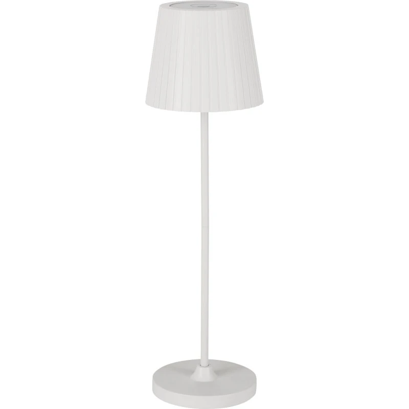 EGLO CABOZO udendørs genopladelig bordlampe, hvid