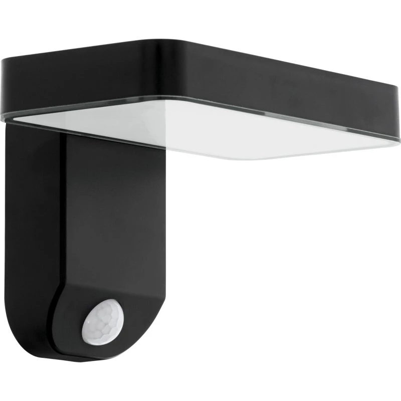 EGLO Pastion solcelle væglampe med sensor, sort