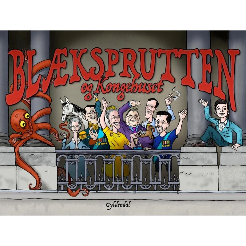 Blæksprutten: Kongehuset – Satirisk humor (hardcover)
