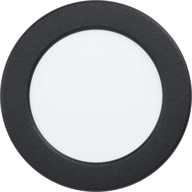 EGLO FUEVA 5 indbygningsspot Ø117 mm, 3000K, sort