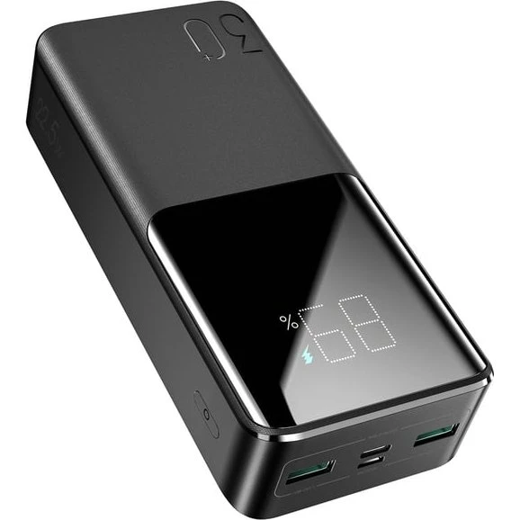 JOYROOM JR-QP193 Powerbank 30000 mAh 22,5W Sort