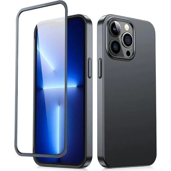 Joyroom 360 Full Case & Skærmbeskytter til iPhone 13 Pro - Sort