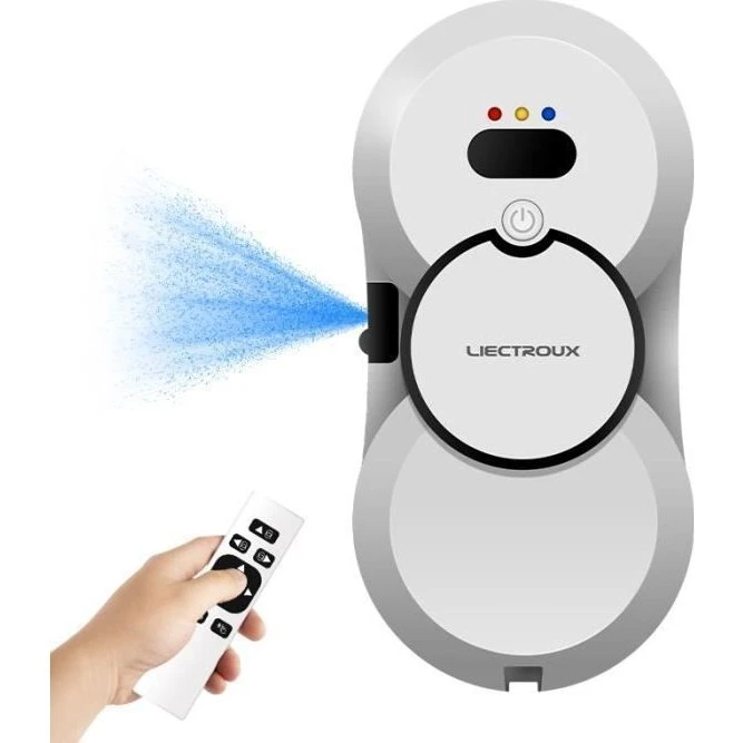 LIECTROUX HCR-10 Vinduesvasker-robot, 2800 Pa, 30 ml vandtank, Hvid