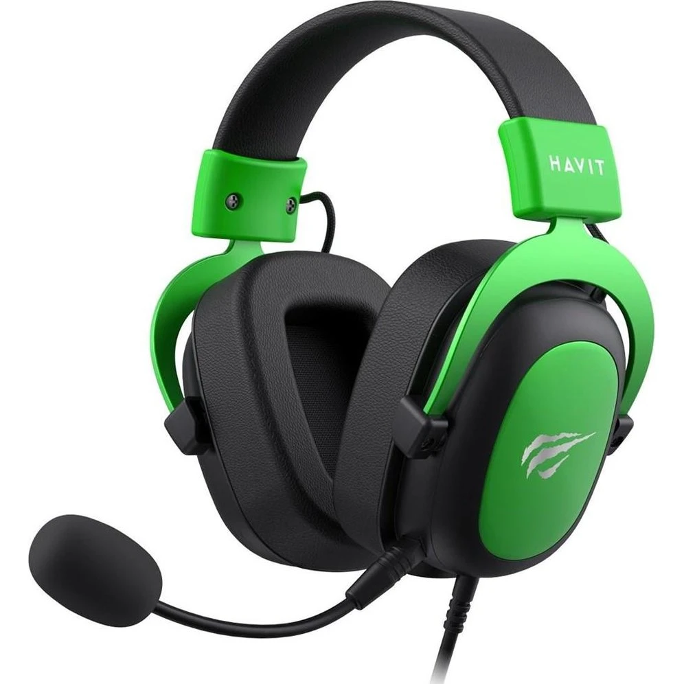 Havit H2002d Gamingheadset med ledning - Sort/Grøn