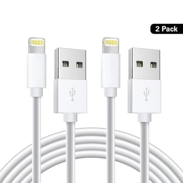 2-Pack Lightning Snabbladdning kabel til iPhone og iPad