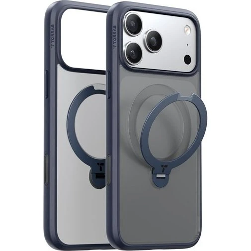 Torras Ostand Q3 Spin iPhone 17 Pro Max - Midnight Blue