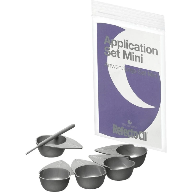 Refectocil Application Set Mini – 5 skåle & 5 rillede pinde